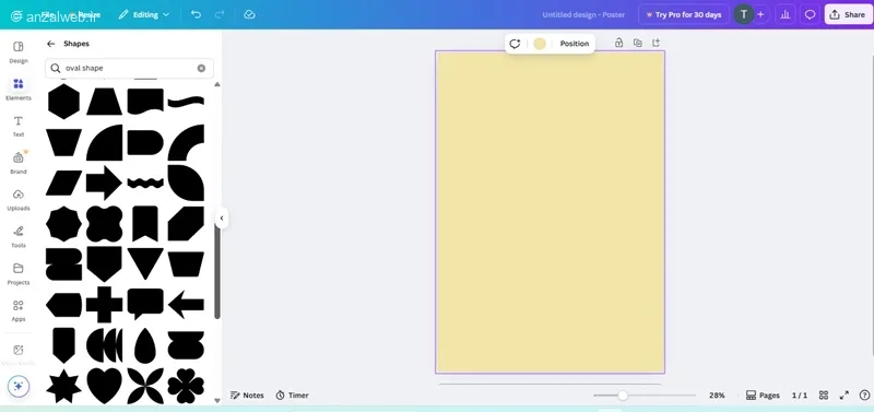 طراحی پوستر با Canva