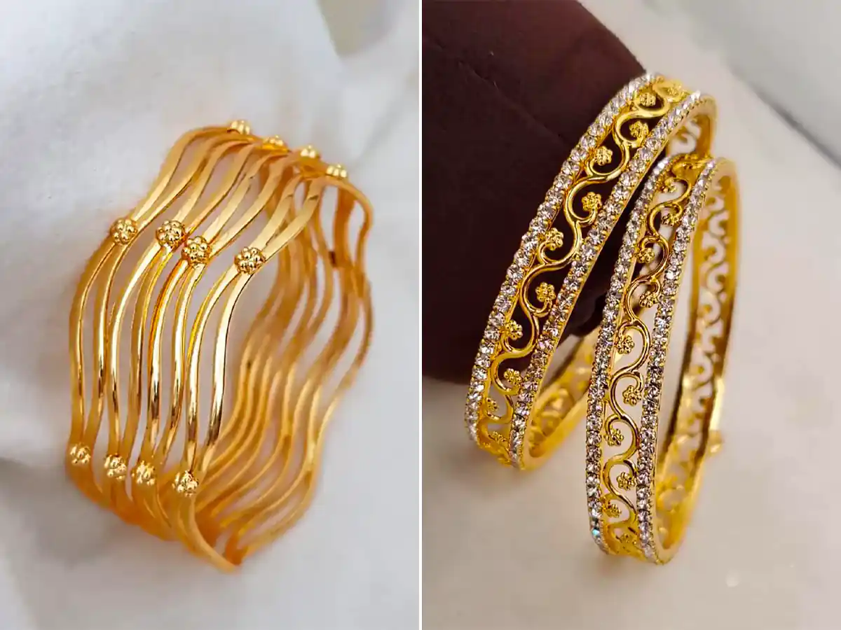 النگو رنگ ثابت طلائی