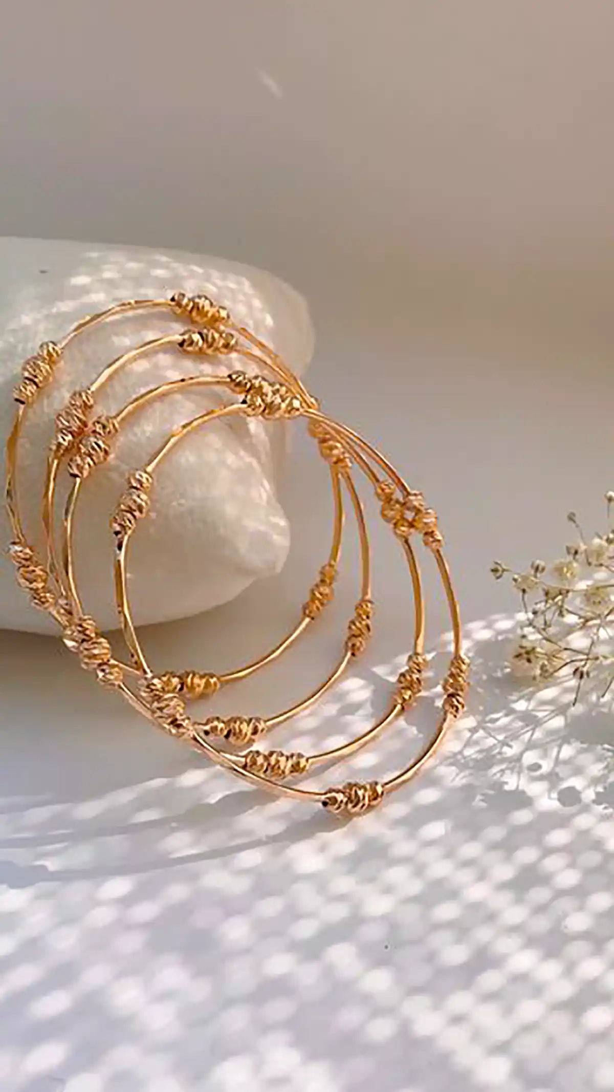 النگو رنگ ثابت طلائی