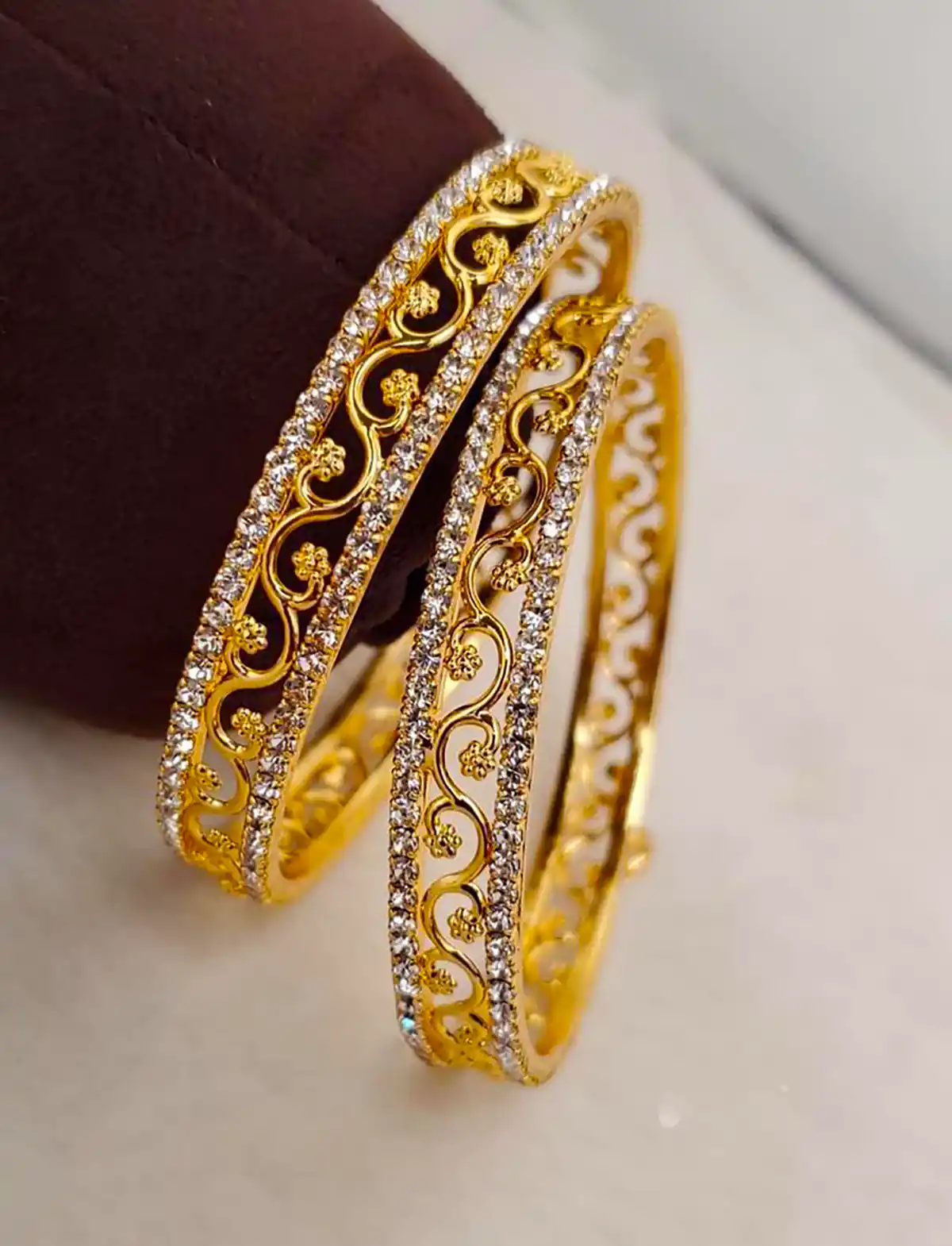 النگو رنگ ثابت طلائی