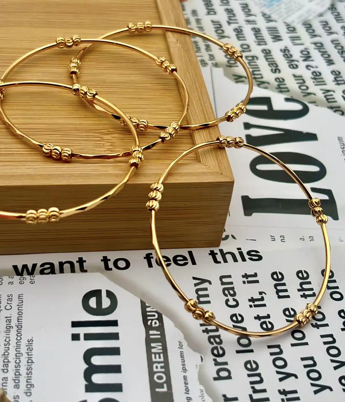 النگو رنگ ثابت طلائی