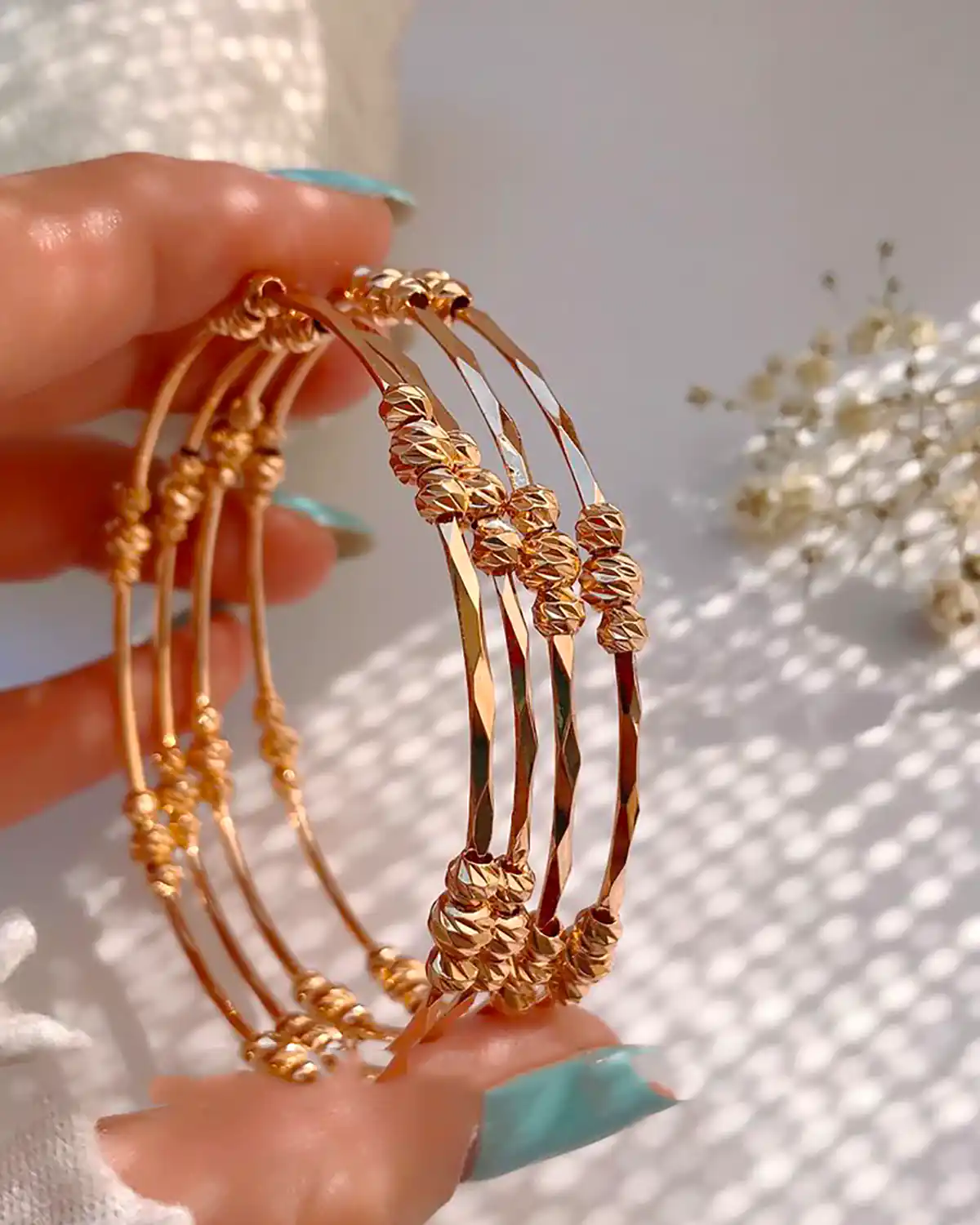 النگو رنگ ثابت طلائی