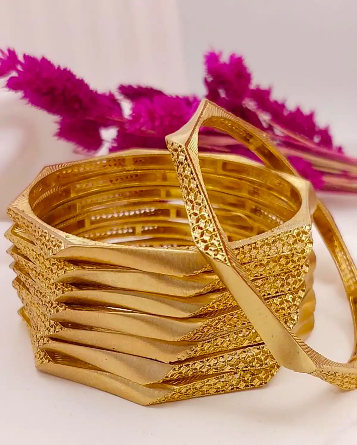 النگو رنگ ثابت طلائی