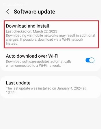 کد تاچ سامسونگ
