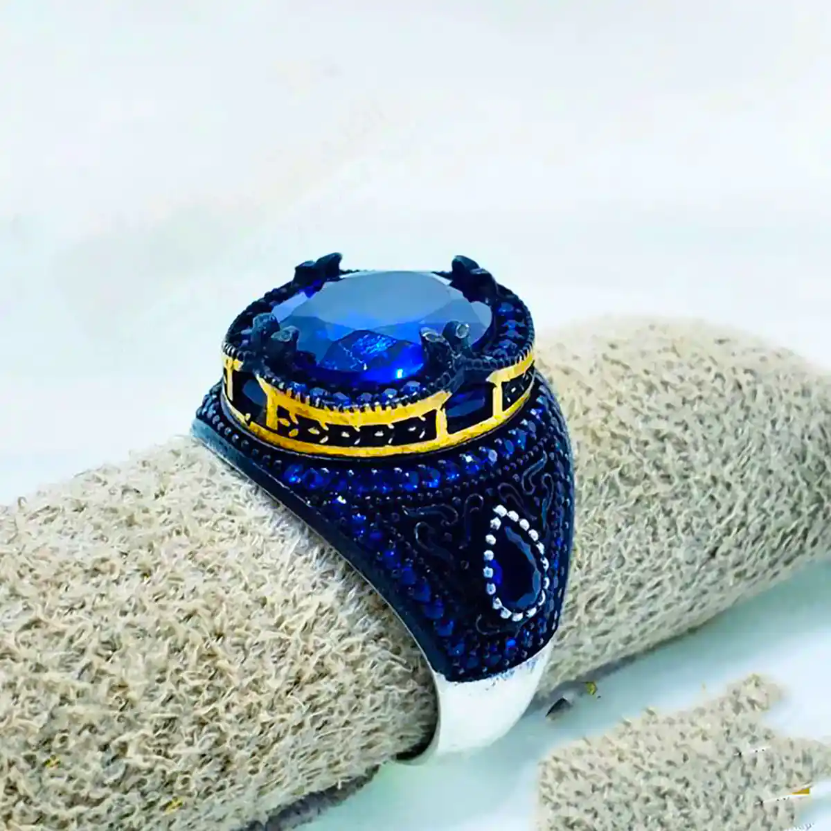 انگشتر سنگی مردانه جذاب