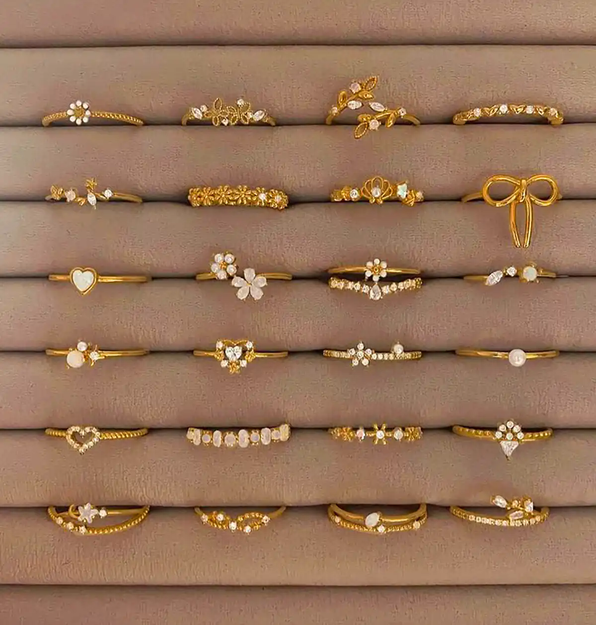 انگشتر مینیمال کیوت دخترانه