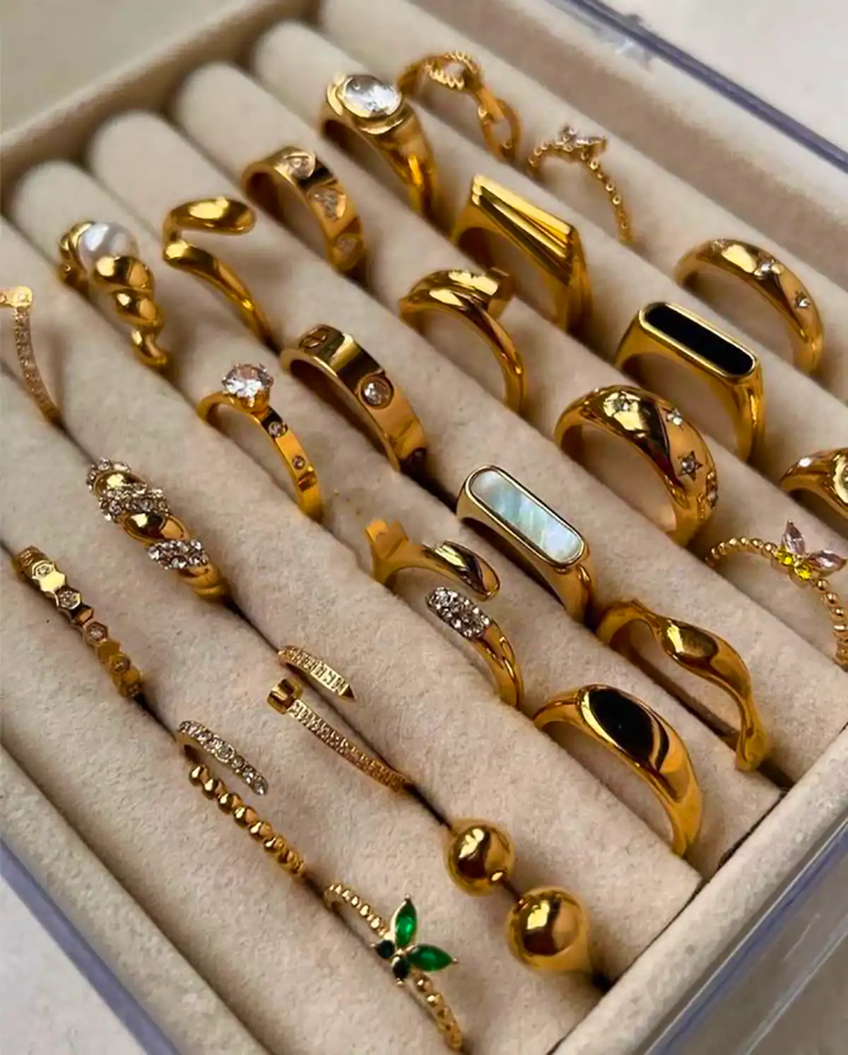 انگشتر مینیمال کیوت دخترانه