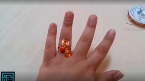 ساخت انگشتر با سیم مفتول