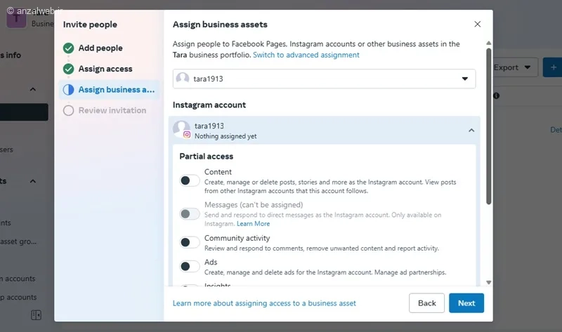 تعریف ادمین در اینستاگرام