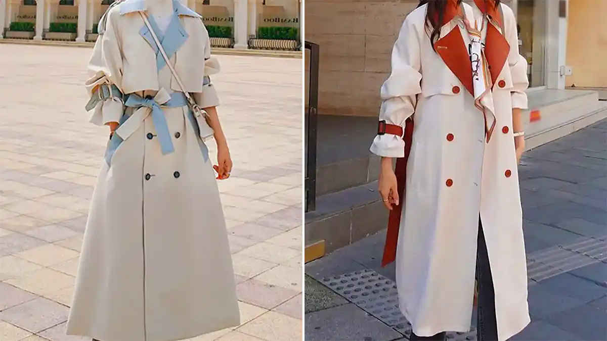 بارونی بلند آستر دار