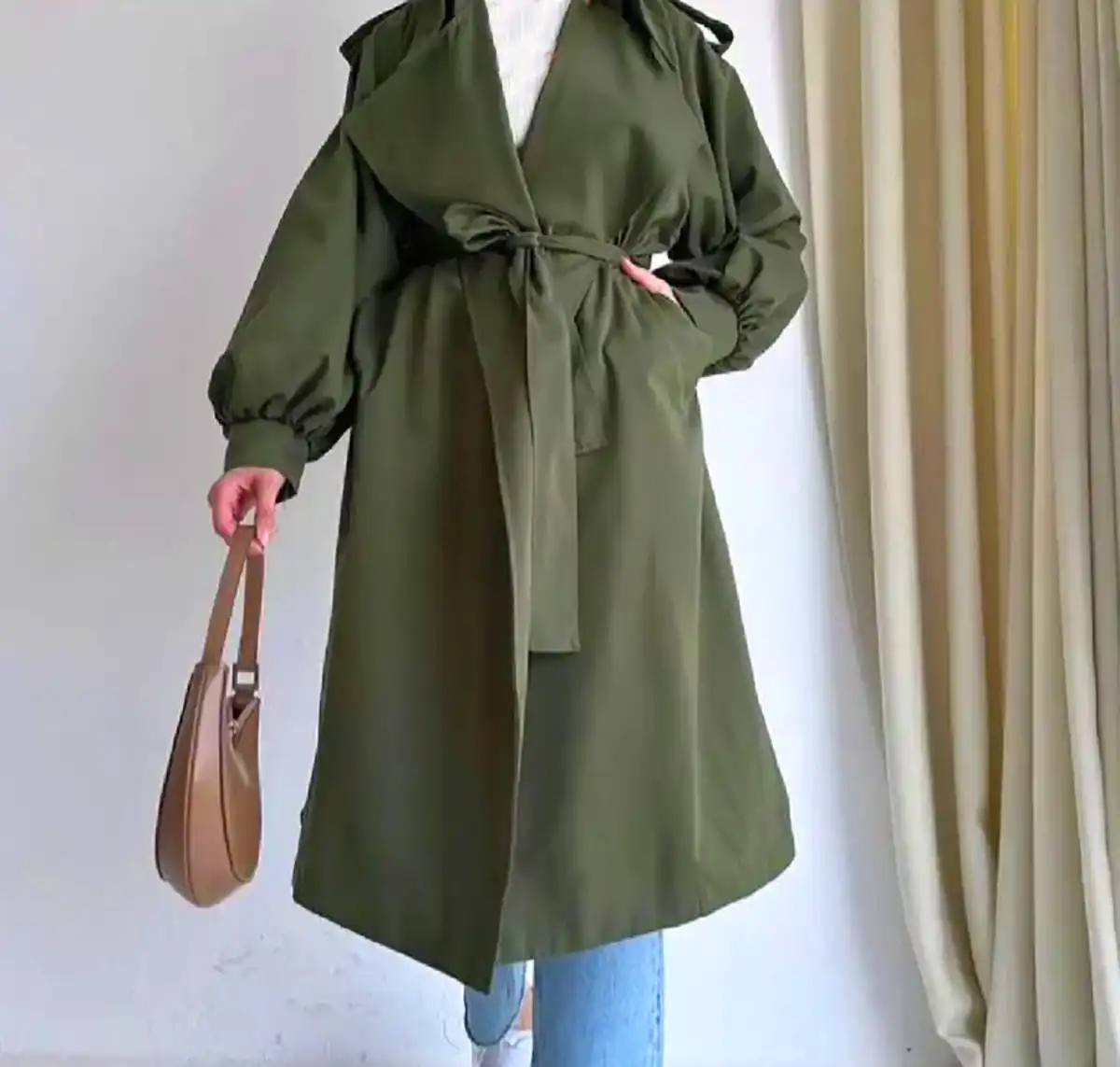 بارونی بلند آستر دار