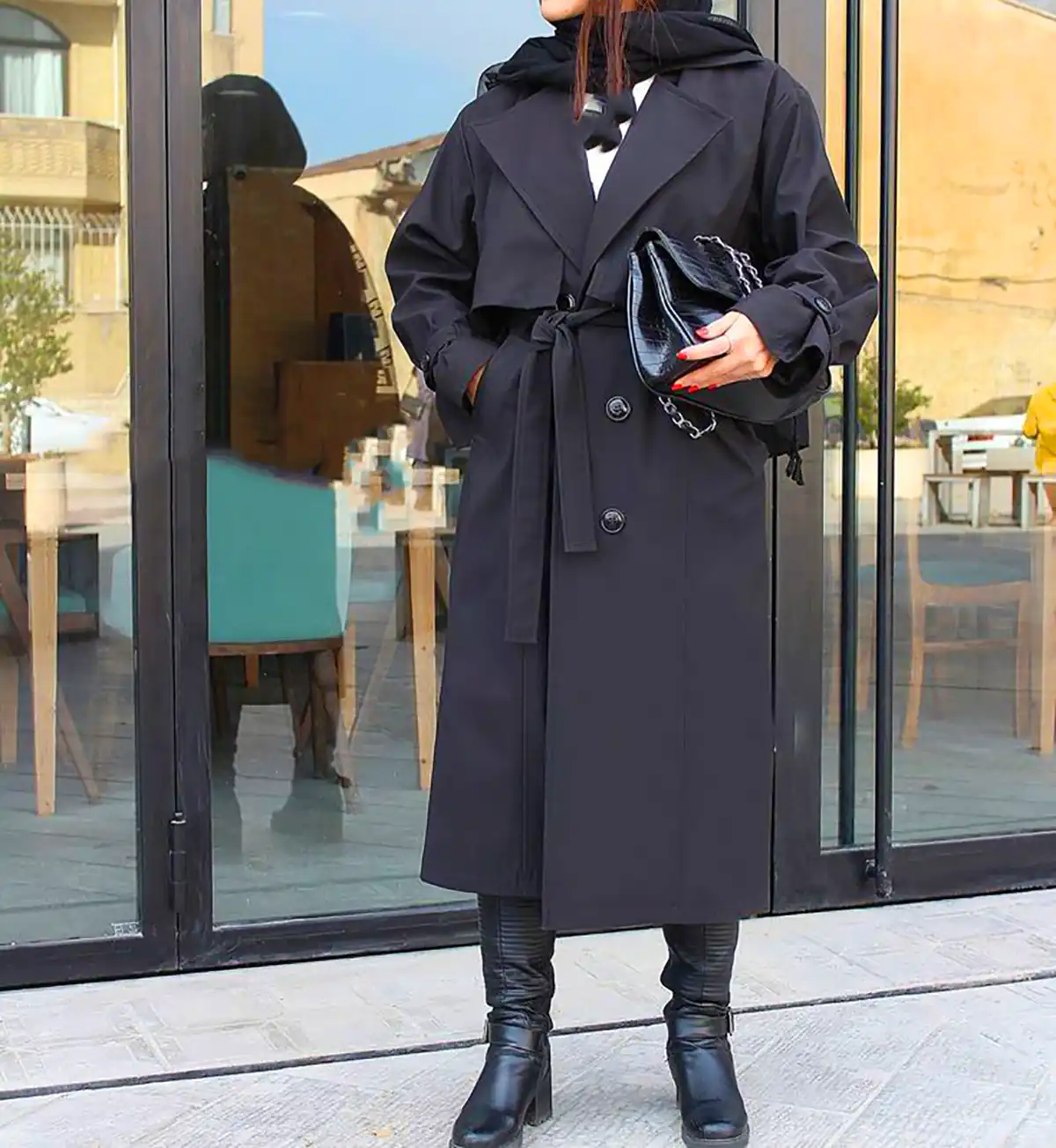 بارونی بلند آستر دار