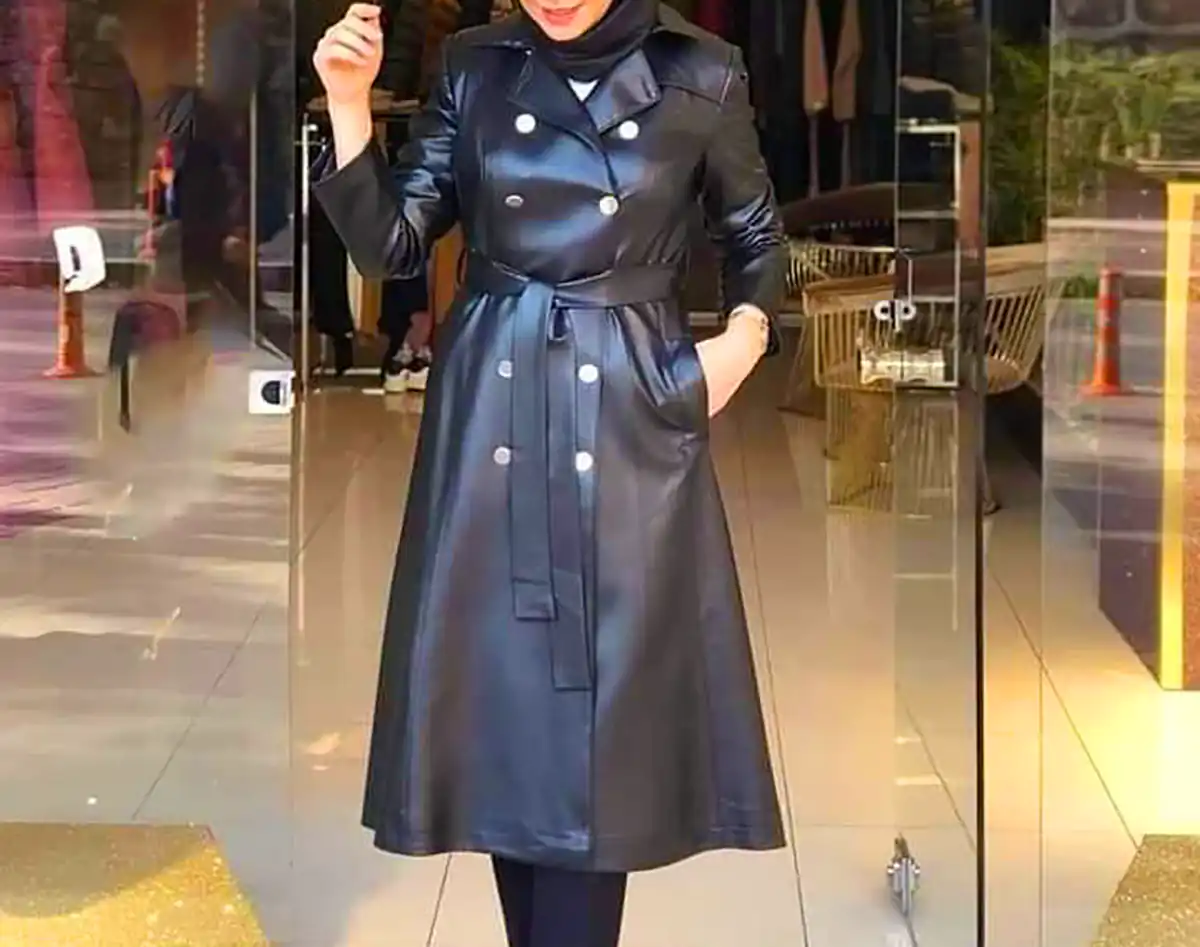 بارونی چرم شیک و ترند