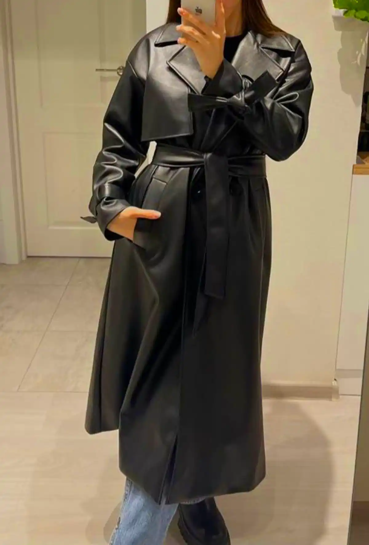 بارونی چرم شیک و ترند