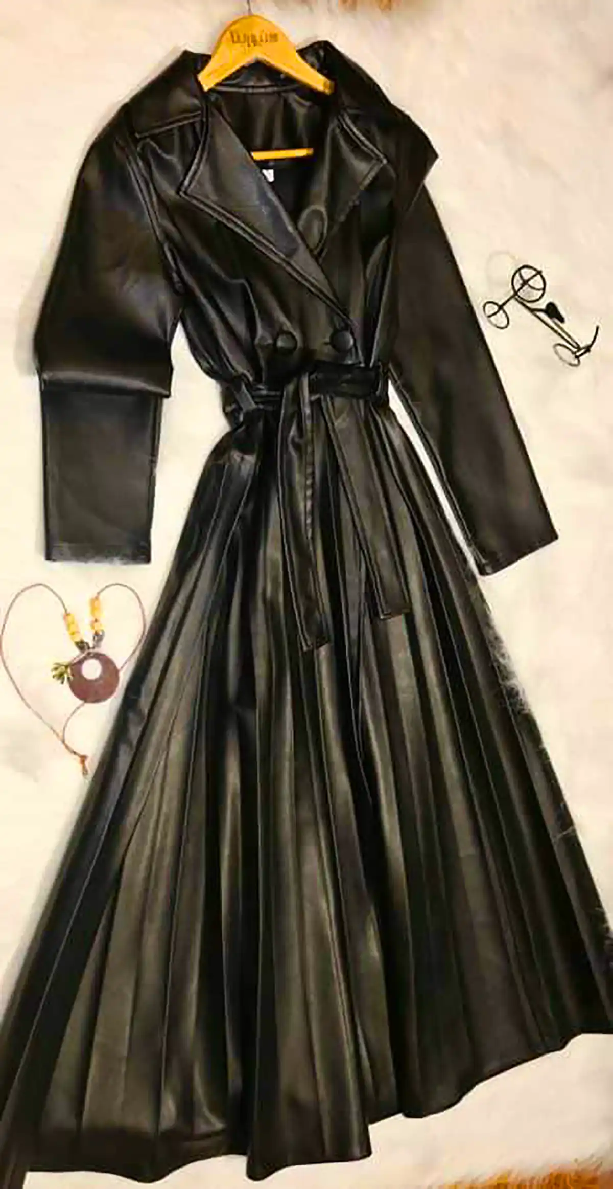 بارونی چرم شیک و ترند