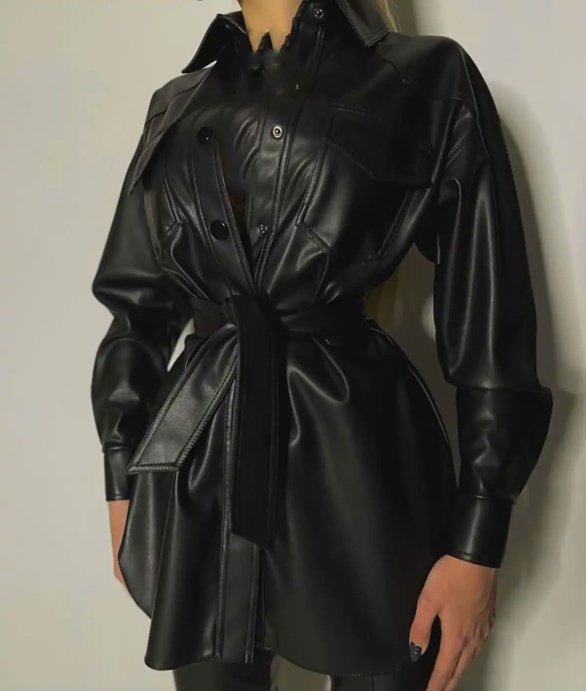 بارونی چرم شیک و ترند