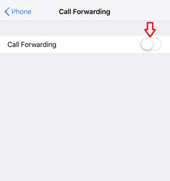 لغو هدایت تماس