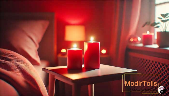 معنی رنگ قرمز شمع در فنگ شویی