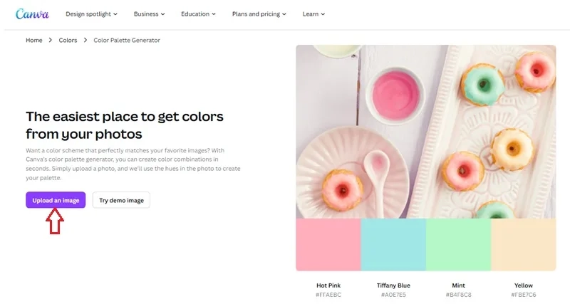 برنامه تشخیص کد رنگ چشم