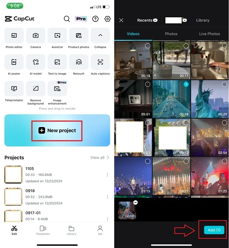 اضافه کردن آهنگ به ویدیو آیفون در کپ کات