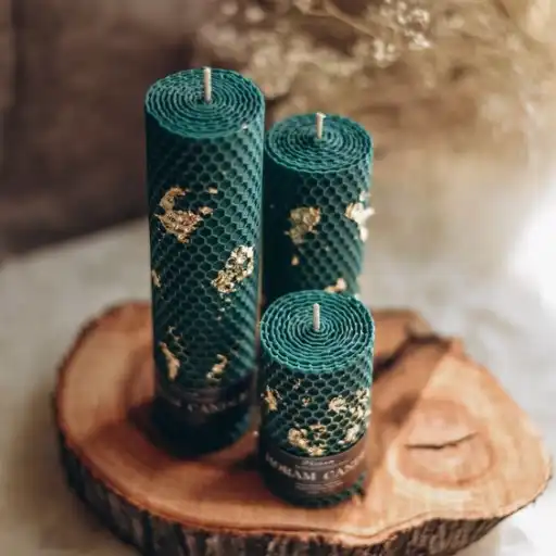 مدل شمع بیزوکس سبز