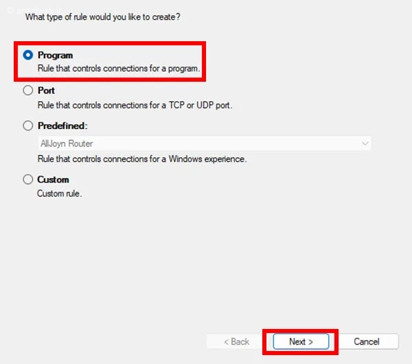 تغییر تنظیمات فایروال برای رفع ارور دانلود منیجر