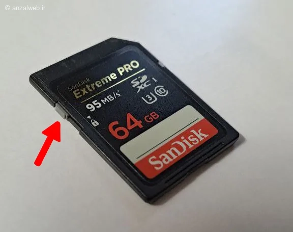 حل مشکل Write Protected کارت SD 