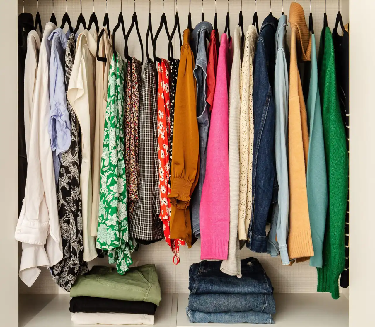 چیدمان کمد لباس + زیباترین حرفه ای ترین چیدمان کمد لباس به سبک طراحان