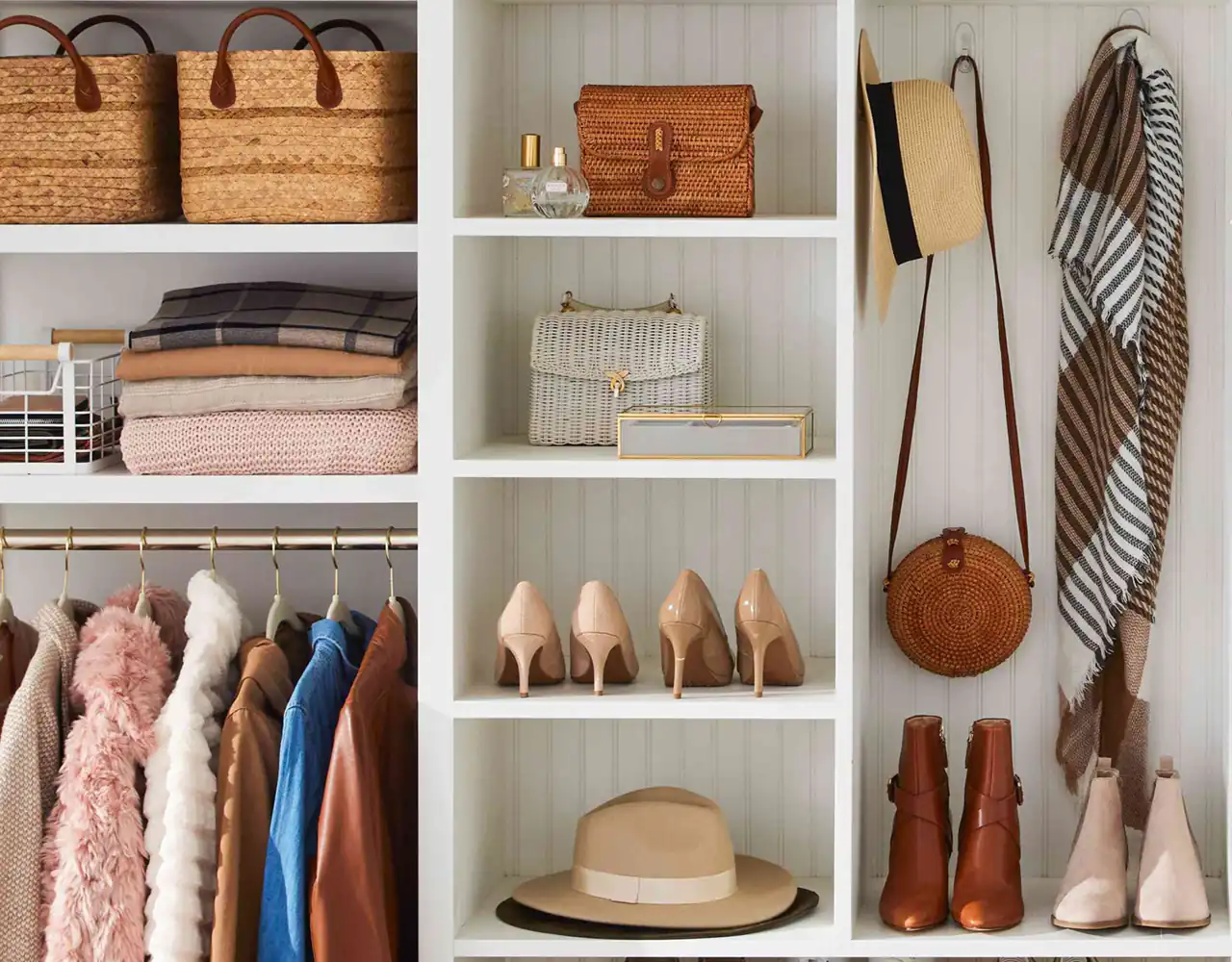 چیدمان کمد لباس + زیباترین حرفه ای ترین چیدمان کمد لباس به سبک طراحان