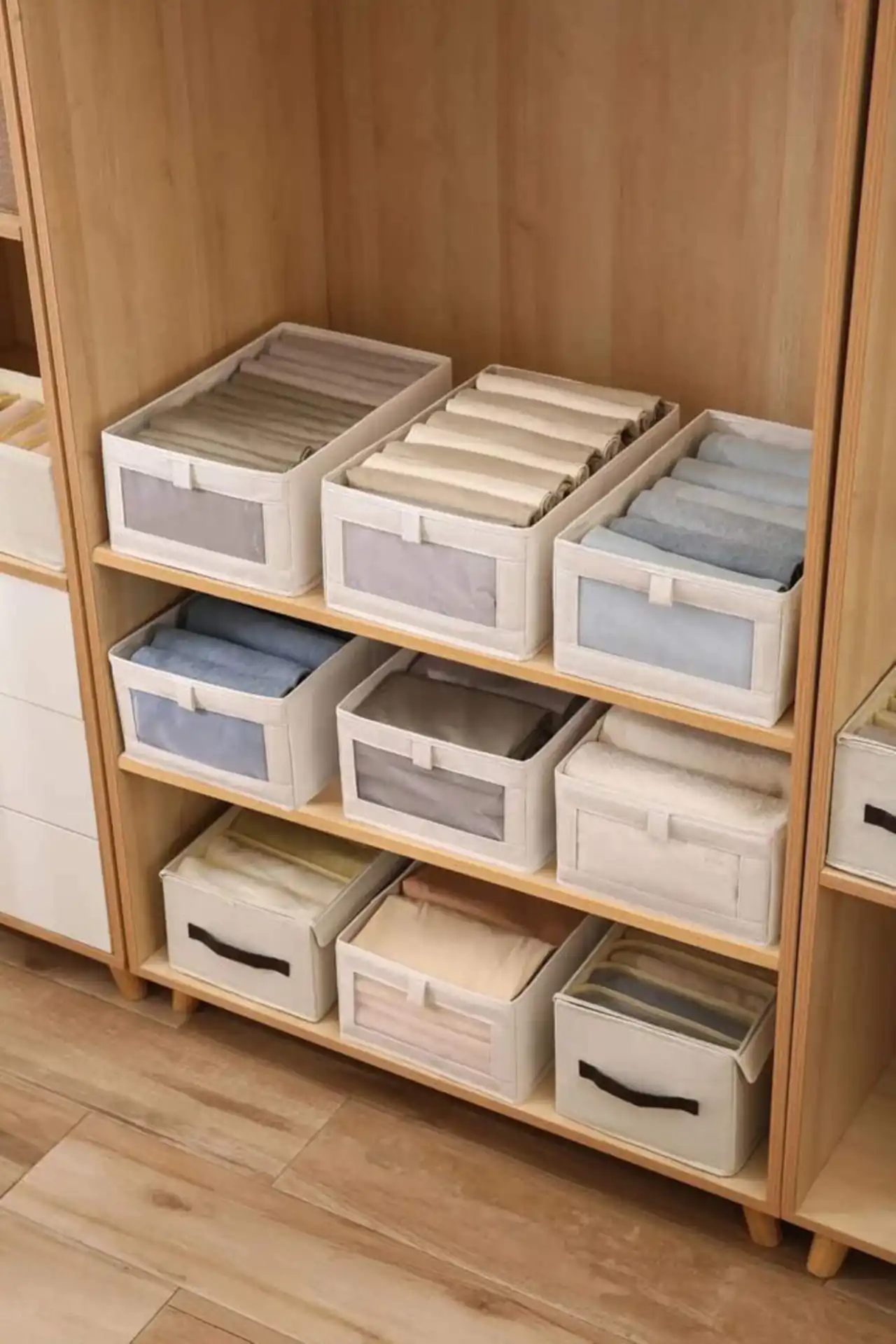 چیدمان کمد لباس + زیباترین حرفه ای ترین چیدمان کمد لباس به سبک طراحان