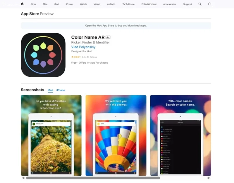 جدول کد رنگ ها