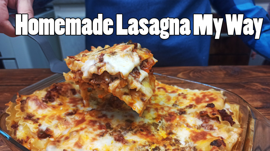 روش پخت لازانیا همراه با سس بشامل به روش من