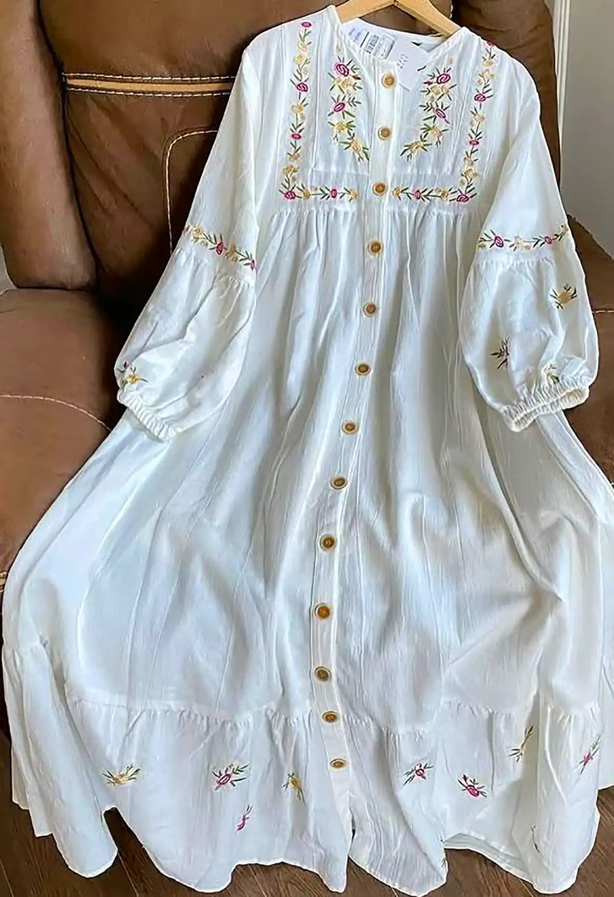 پیراهن جلو بسته زیبا زنانه