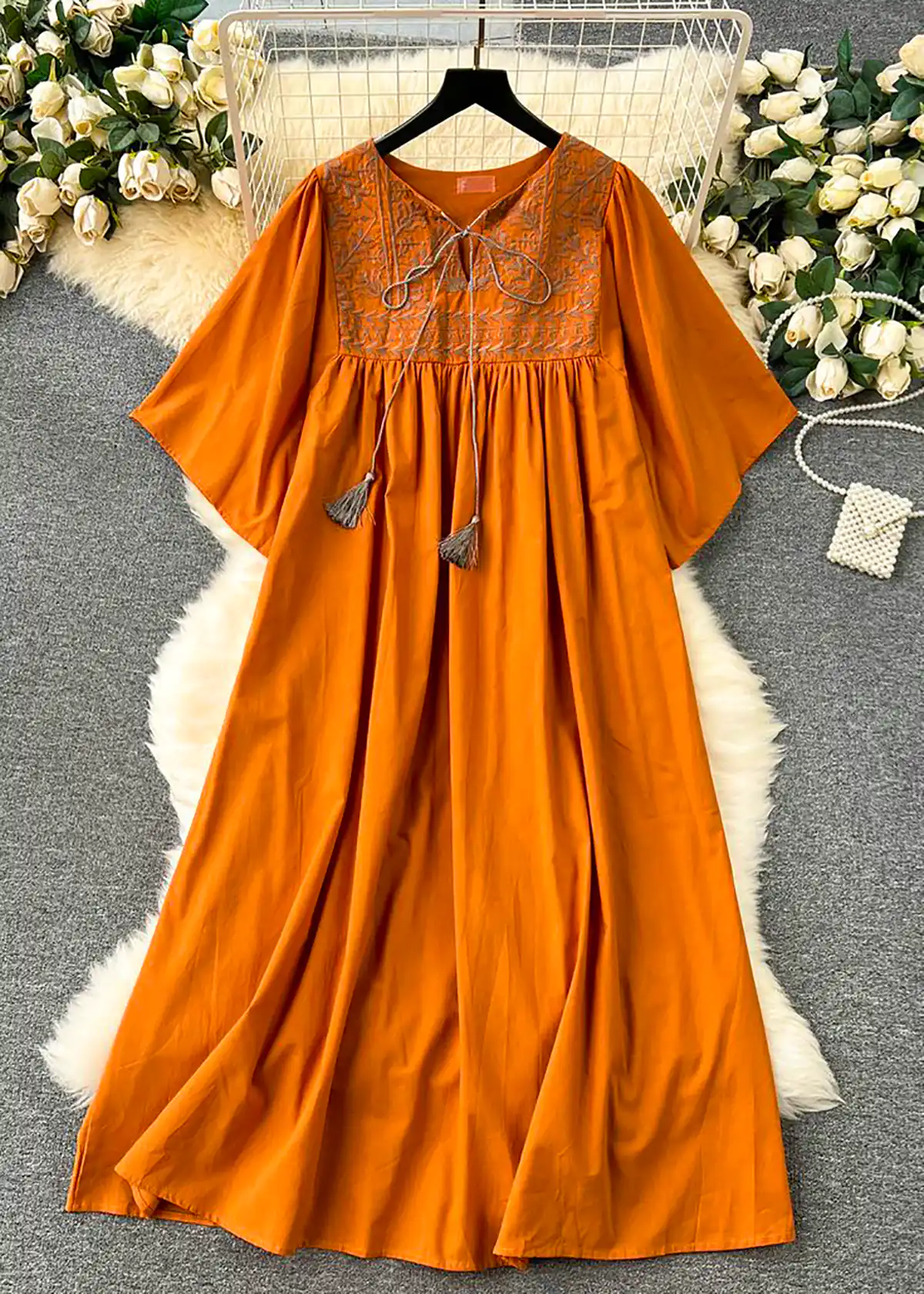 پیراهن جلو بسته زیبا زنانه