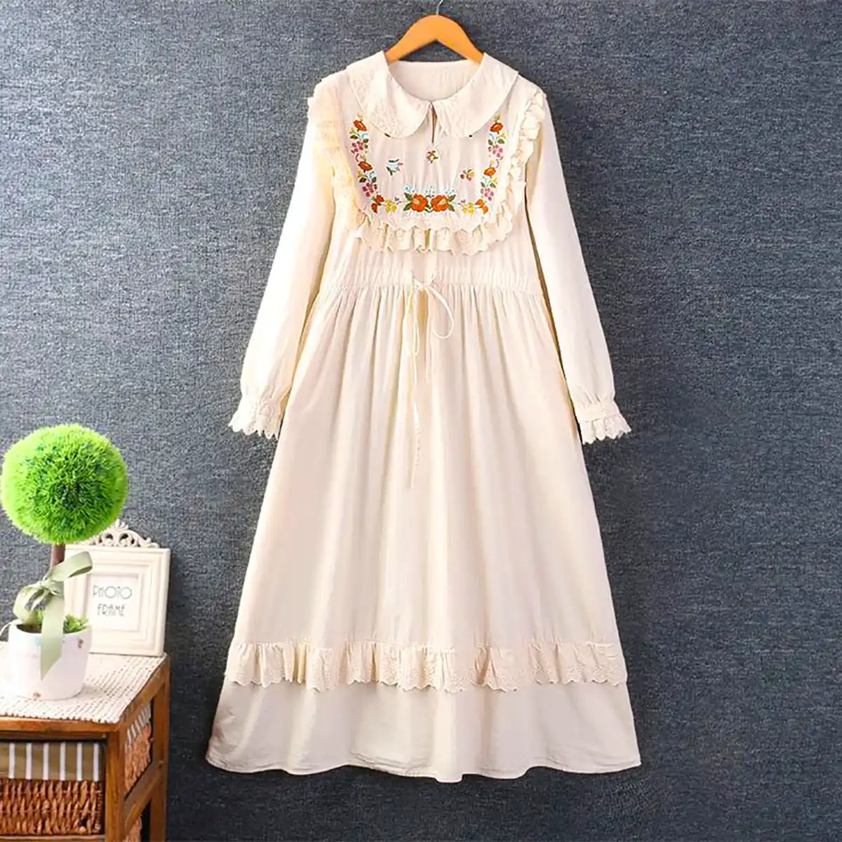 پیراهن جلو بسته زیبا زنانه