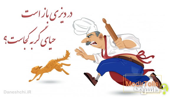 در دیزی باز است حیای گربه کجاست