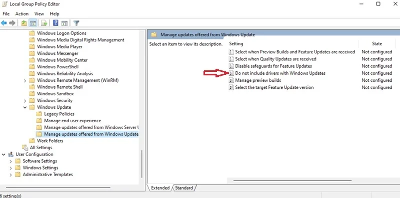 غیرفعال سازی نصب خودکار درایور در ویندوز11