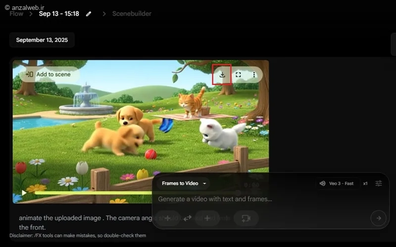 آموزش ساخت ویدیو با هوش مصنوعی veo 3