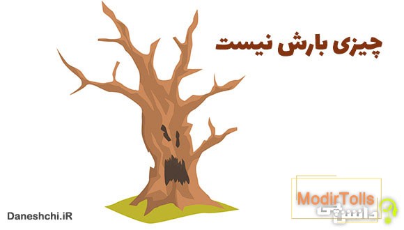 معنی چیزی بارش نیست