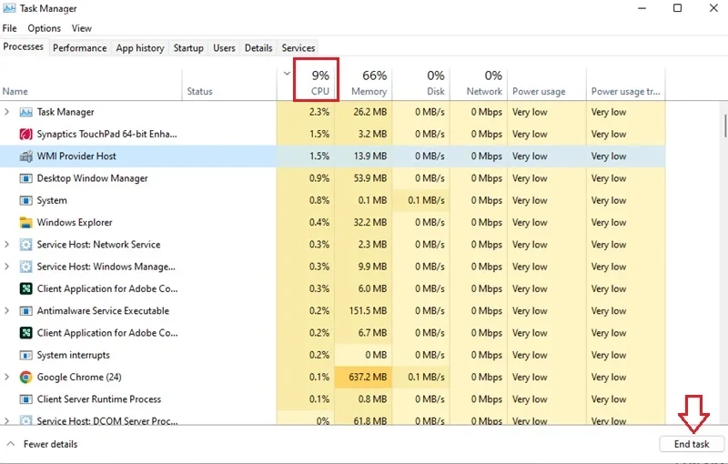 حل مشکل 100 درصد شدن cpu در ویندوز 11