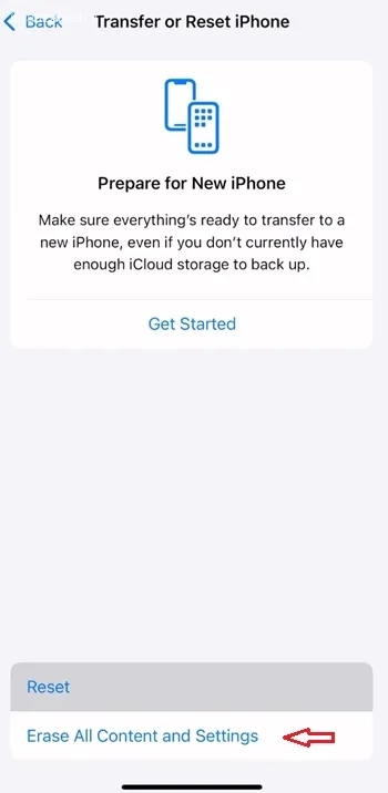 ارور ایفون نات بکاپ