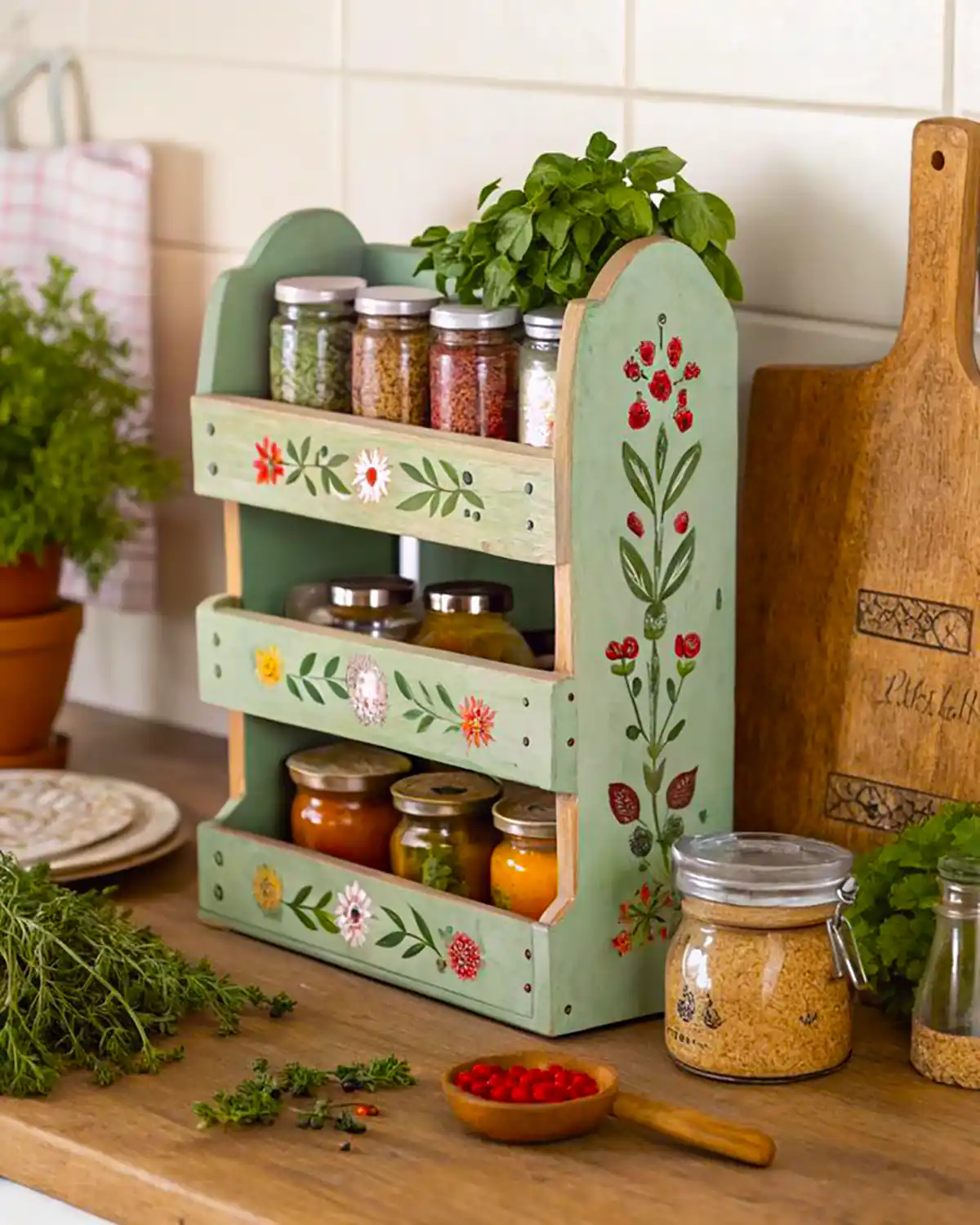 استند چوبی حبوبات