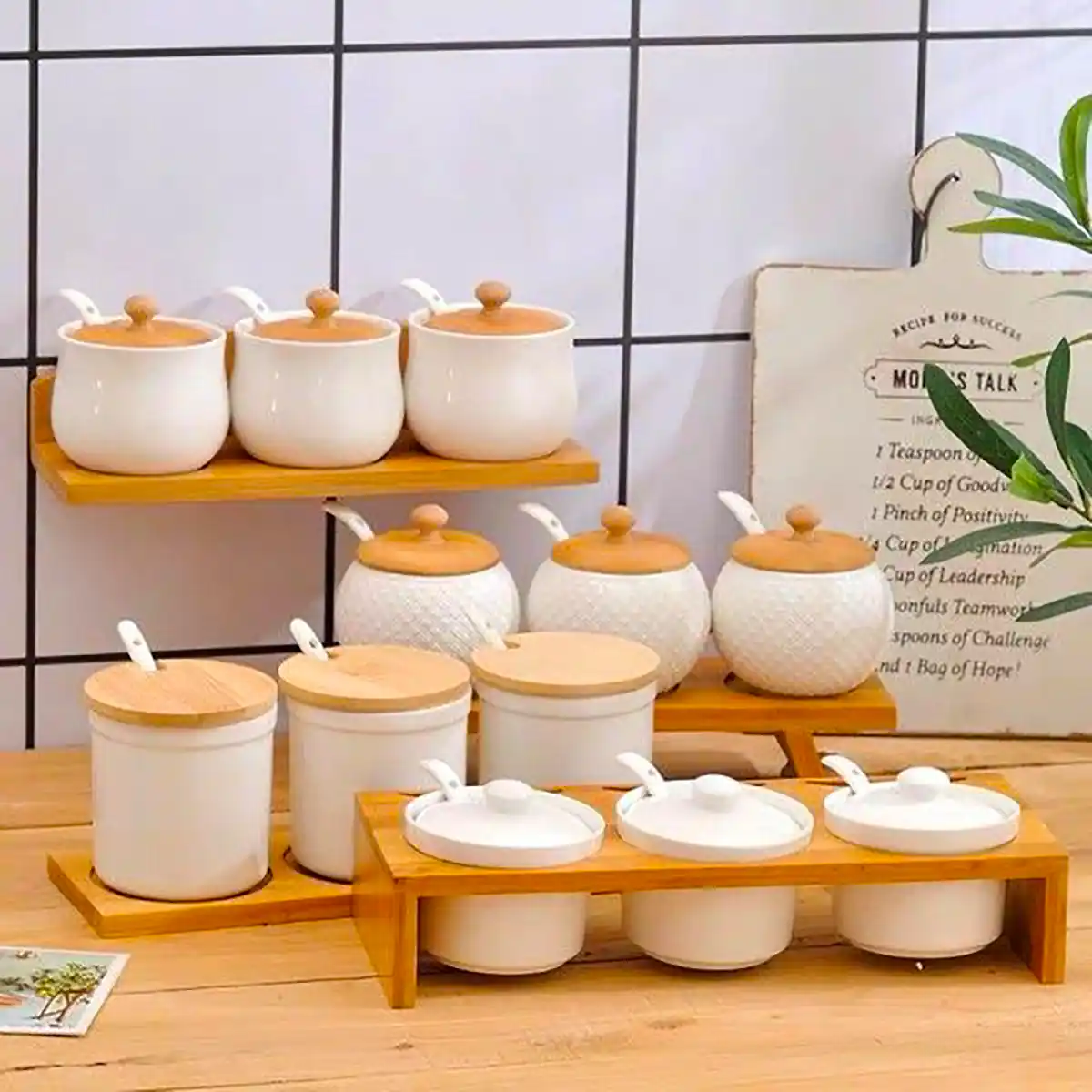 استند چوبی حبوبات