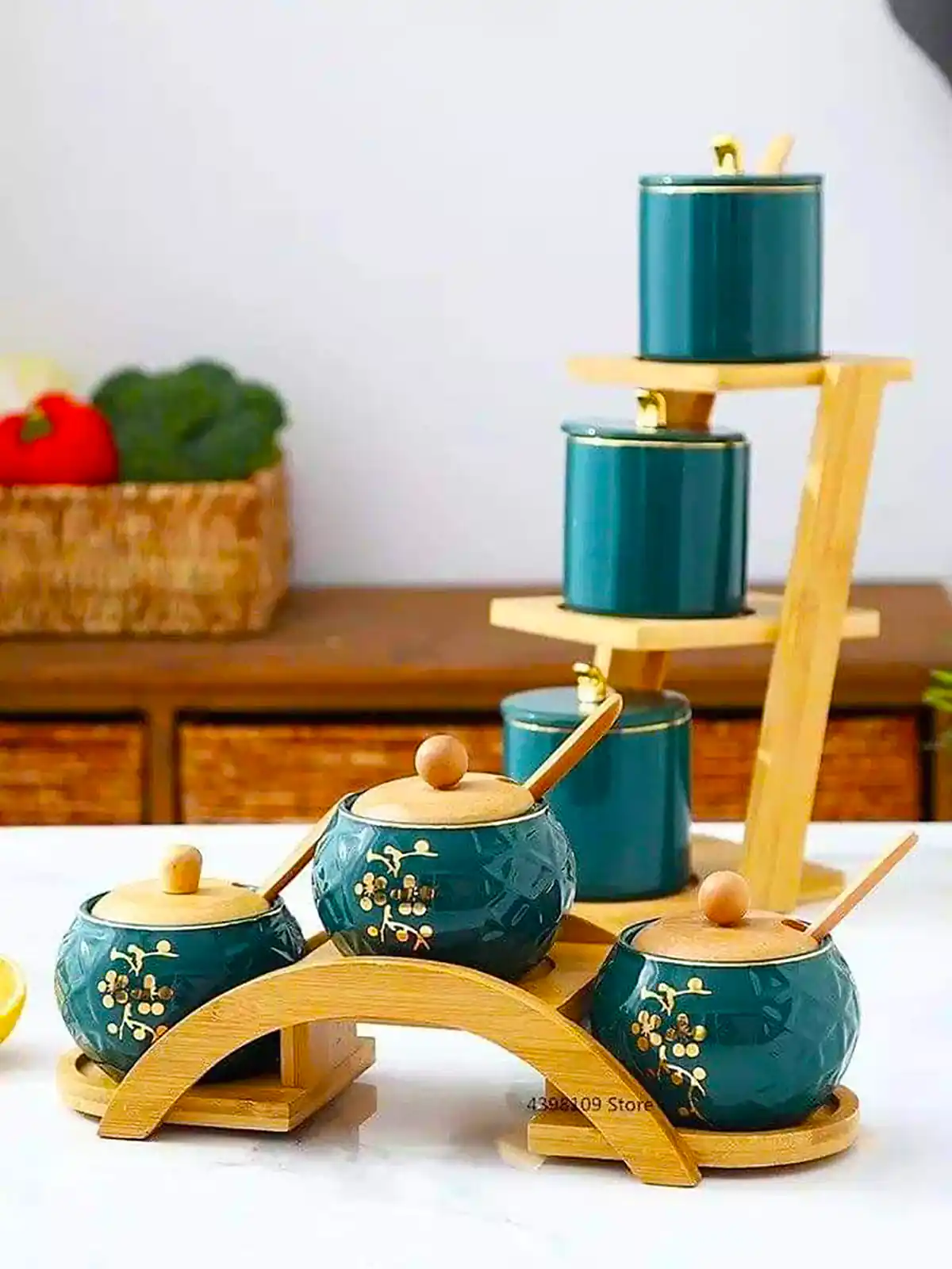 استند چوبی حبوبات