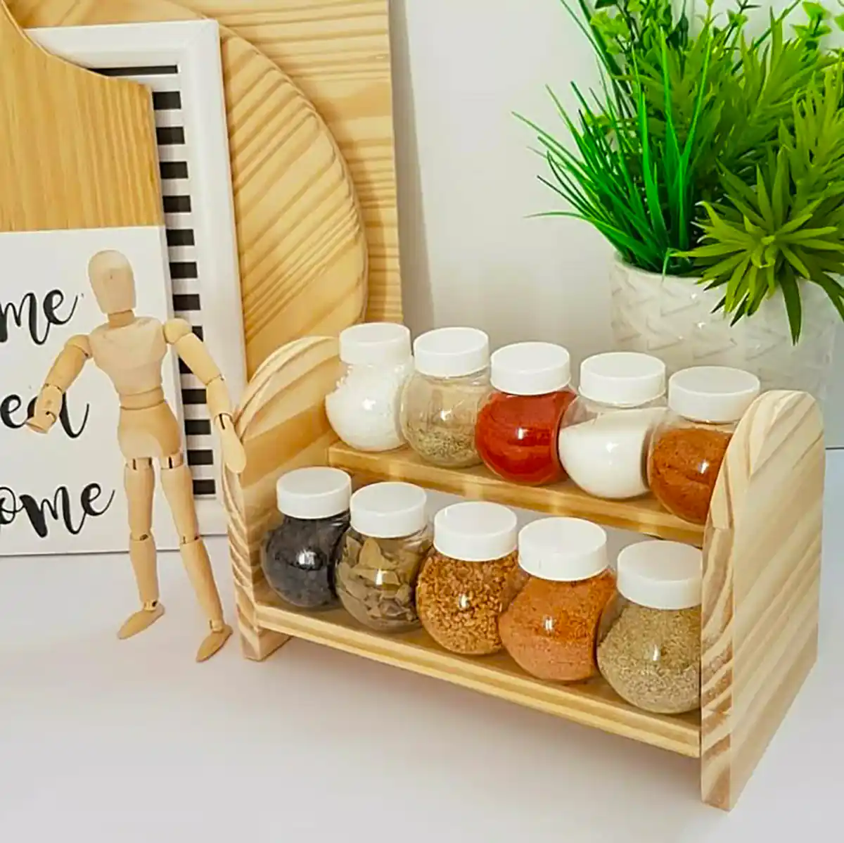 استند چوبی حبوبات