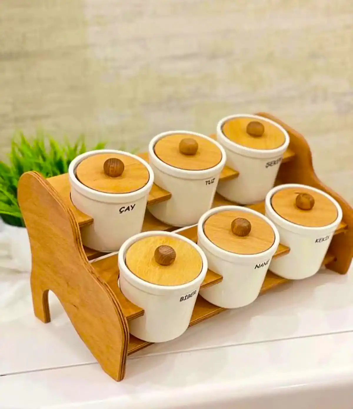 استند چوبی حبوبات