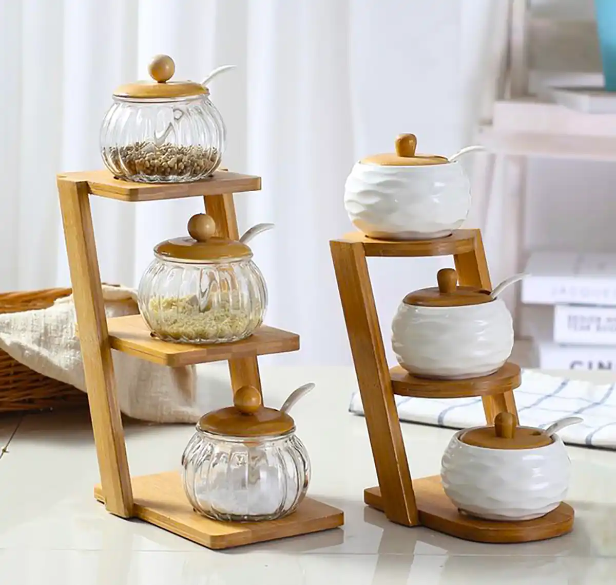 استند چوبی حبوبات