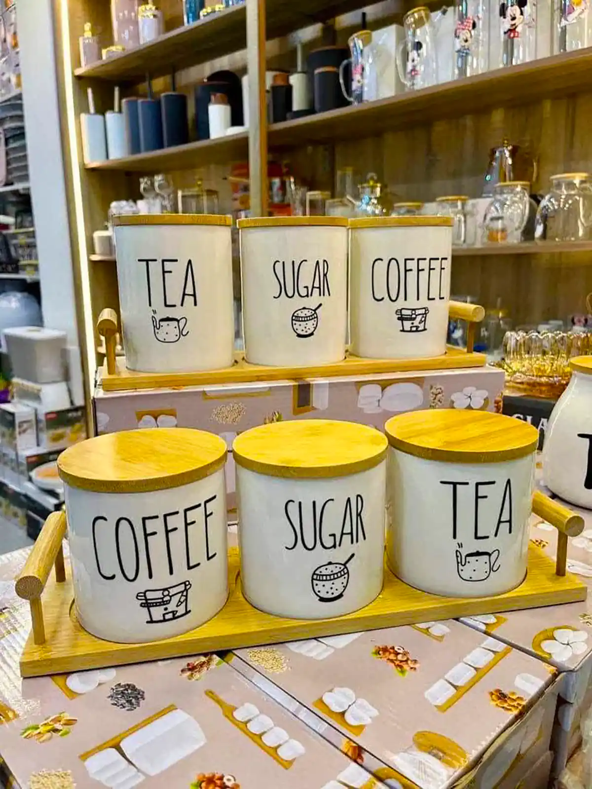 استند چوبی حبوبات