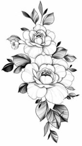 طرح گل و برگ