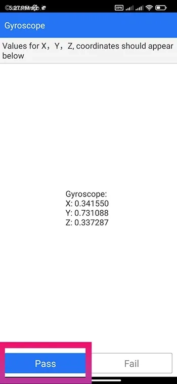 تست مشکل نچرخیدن صفحه گوشی شیائومی